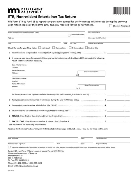Using an Estimated Tax Return (ETR)