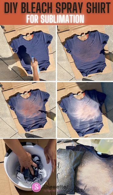 Using bleach on the shirt: