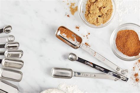 Using incorrect measuring spoons: