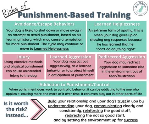 Using punishment-based training: