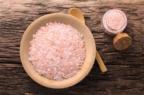 Using rock salt in place of table salt.