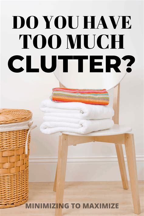 Using too much clutter.