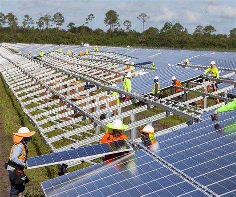 Utility-scale solar farms: