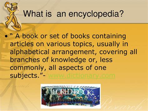 Utilize the Encyclopedia: