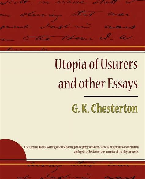 Utopia of usurers and other essays Doc