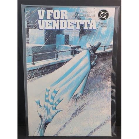 V for Vendetta Vol VII of X First Printing 1989 Reader