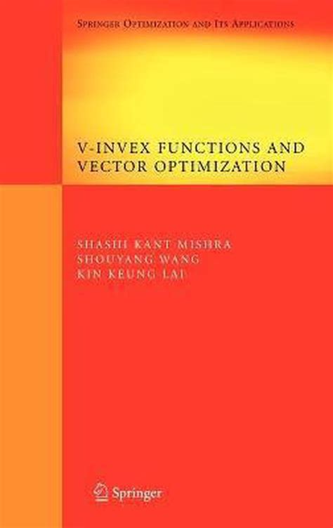 V-Invex Functions and Vector Optimization 1st Edition Epub