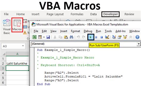 VBA and Macros for Microsoft Excel Reader