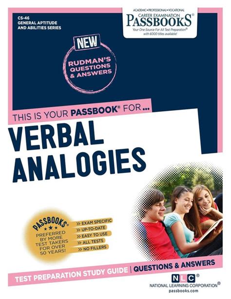 VERBAL ANALOGIES General Aptitude and Abilities Series Passbooks PDF