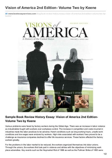 VISIONS OF AMERICA VOLUME 2 2ND EDITION Ebook Reader