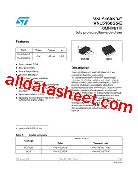 VNL5160N3TR-E: The Essential Guide to Unlocking its Potential