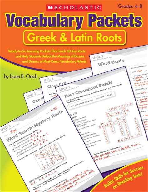 VOCABULARY PACKETS GREEK ROOTS ANSWERS Ebook Kindle Editon