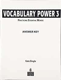 VOCABULARY POWER 3 ANSWER KEY PDF Ebook Doc