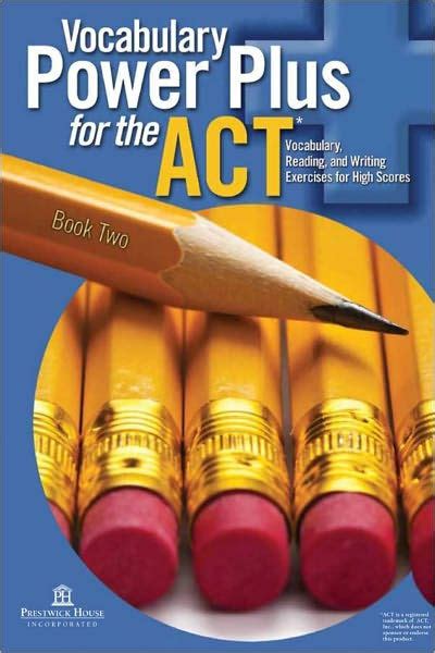 VOCABULARY POWER PLUS FOR THE ACT BOOK 2 ANSWER KEY Ebook Epub