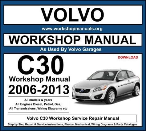 VOLVO C30 SERVICE MANUAL DOWNLOAD Ebook Kindle Editon