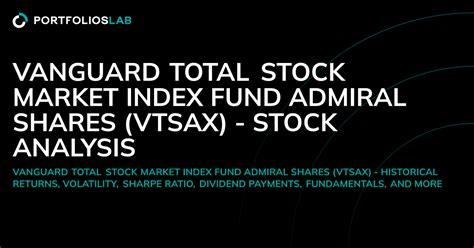 VTSAX Morningstar: A Comprehensive Analysis of the Vanguard Total Stock Market Index Fund