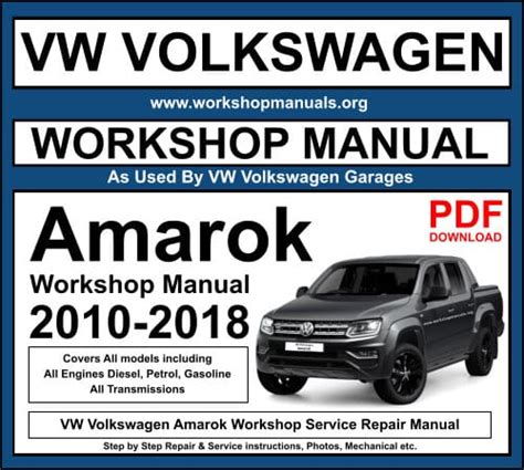 VW AMAROK REPAIR MANUAL Ebook Epub