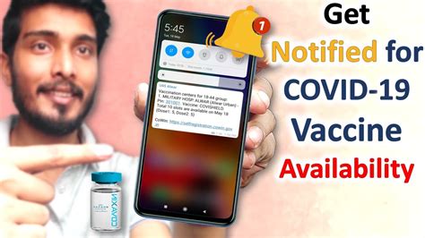 Vaccine Slot Alert: Stay Notified and Get Vaccinated Faster