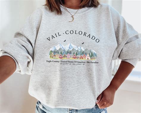 Vail Colorado Sweatshirt: The Epitome of Cozy Comfort and Mountain Chic