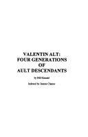 Valentin Alt: Four Generations of Ault Descendants Ebook Reader