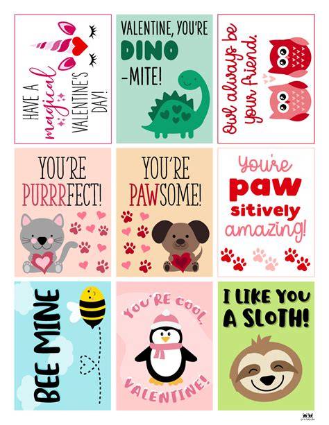 Valentine's Day Card Printables