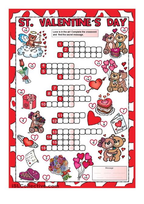 Valentine's Day Puzzles Free Printable