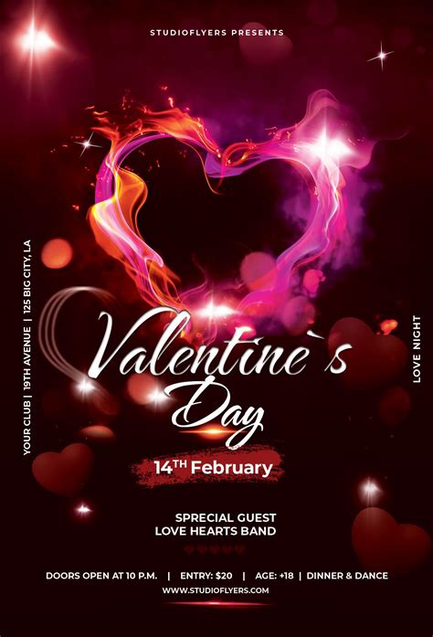Valentines Day Flyer Template
