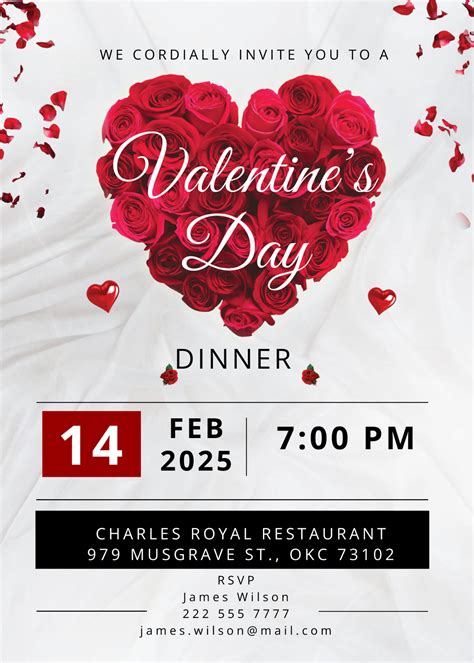 Valentines Invite Template