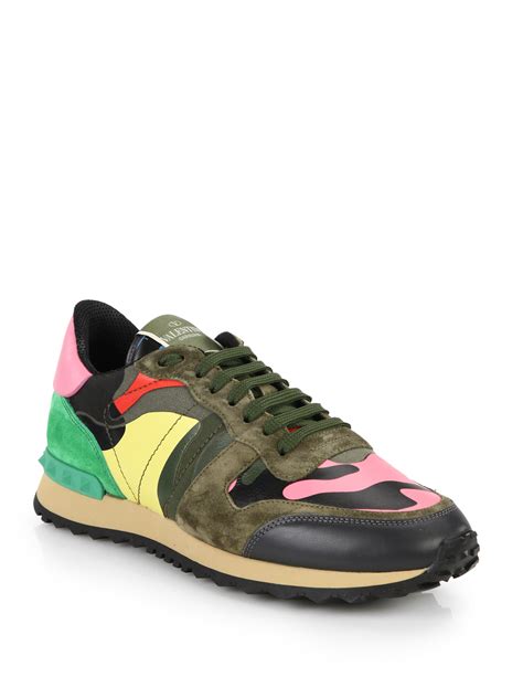 Valentino's Camouflage Sneakers: A Fashion Statement for the Modern Warrior