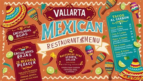 Vallarta Mexican Restaurant Menu: Indulge in the Authentic Flavors of Mexico