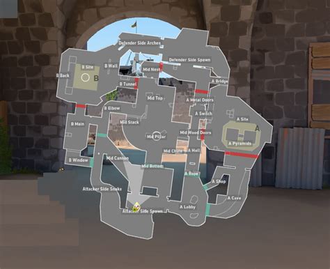 Valorant Breeze Map Layout