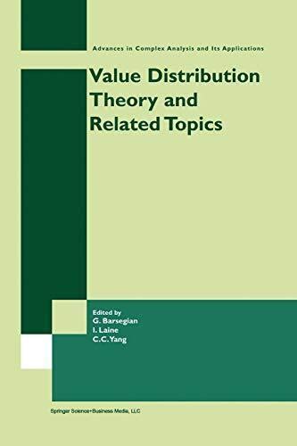 Value Distribution Theory and Related Topics Reader