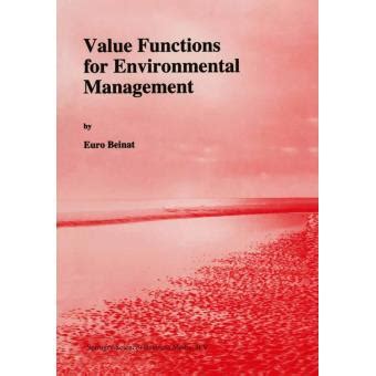 Value Functions for Environmental Management 1st Edition Kindle Editon