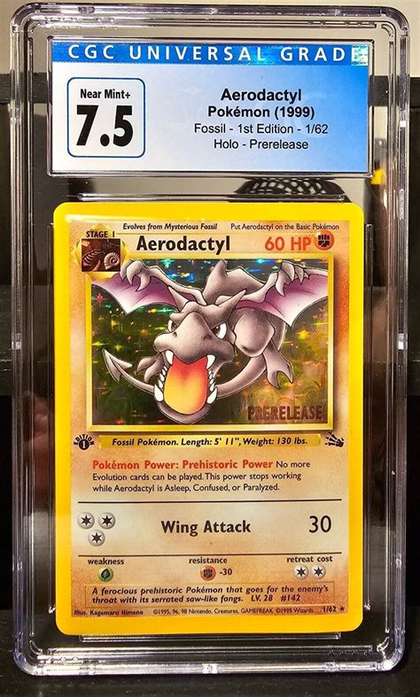 Value Matrix: Aerodactyl Holo 1st Edition