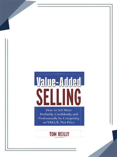 Value-Added Selling Ebook Epub