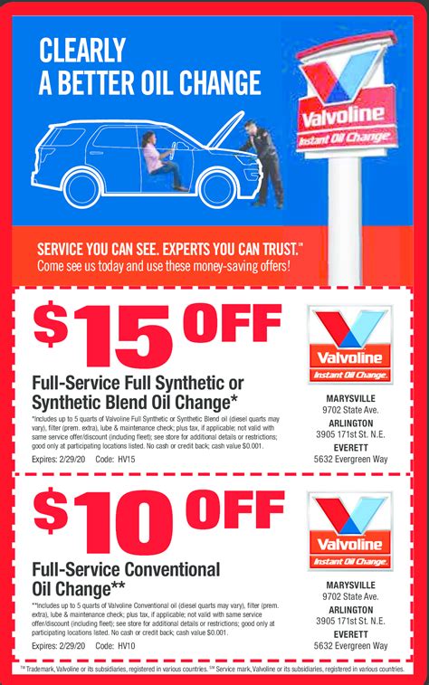 Valvoline Printable Coupons
