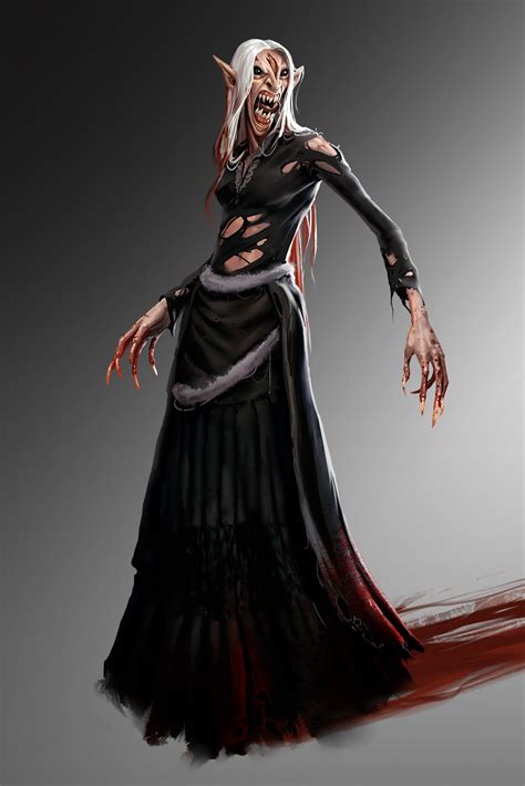 Vampire Concept Art: Embracing the Darkness with Eerie Elegance