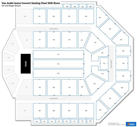 Van Andel Seating Chart By Row
