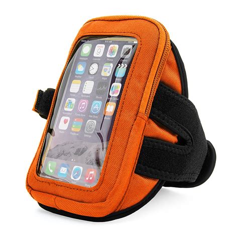 VanGoddy Armband ORANGE Neoprene Sweat proof Reader