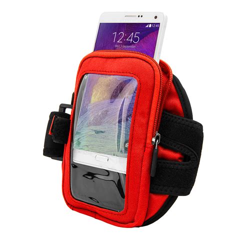 VanGoddy Zippered Armband Samsung Magenta Reader