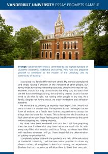 Vanderbilt Essay Prompts: A Comprehensive Guide to Creating Captivating Personal Statements