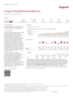 Vanguard 2060 Fund Fact Sheet: A Comprehensive Guide to Your Retirement Savings