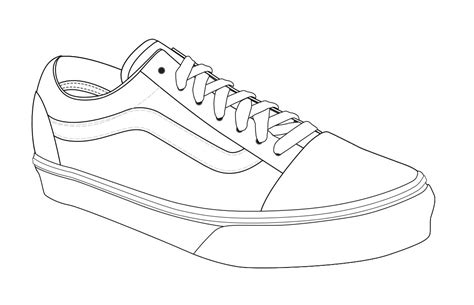 Vans Shoe Template