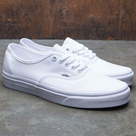 Vans white shoes