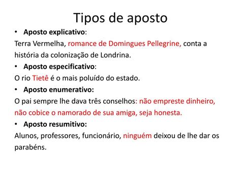 Vantagens do Aposto Enumerativo