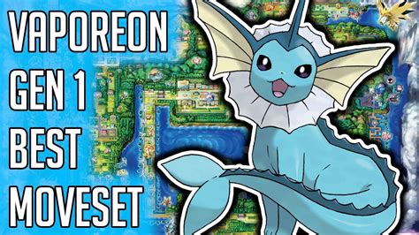 Vaporeon Moveset in Pokémon Fire Red: A Comprehensive Guide