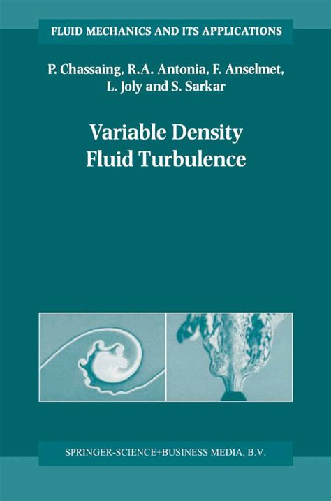 Variable Density Fluid Turbulence 1st Edition Doc
