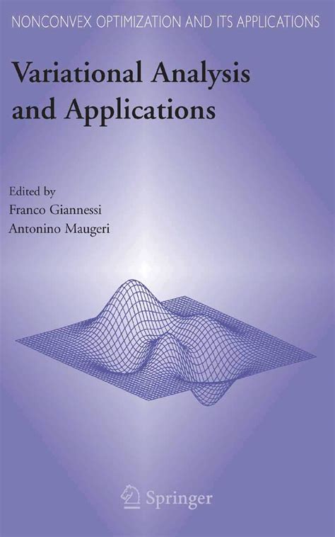 Variational Analysis and Applications 1st Edition Epub