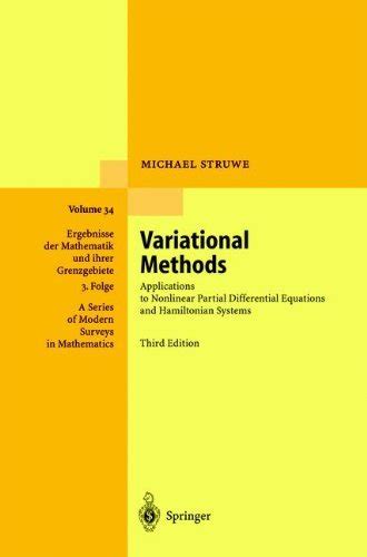 Variational Methods Applications to Nonlinear Partial Differential Equations and Hamiltonian System PDF