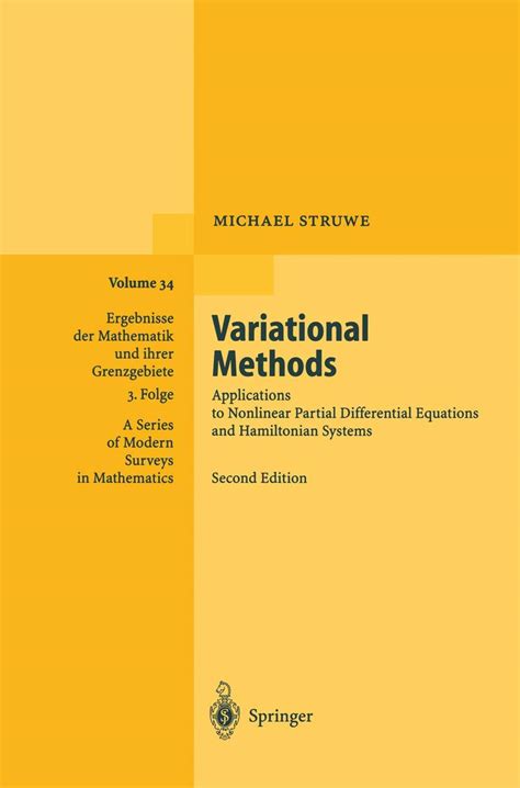 Variational Methods Applications to Nonlinear Partial Differential Equations and Hamiltonian System PDF